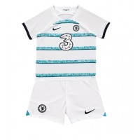 Chelsea Fotballklær Bortedraktsett Barn 2022-23 Kortermet (+ korte bukser)